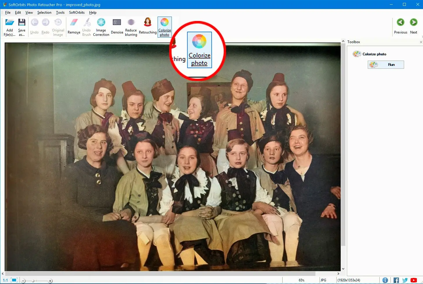 Koloryzuj zdjęcia..