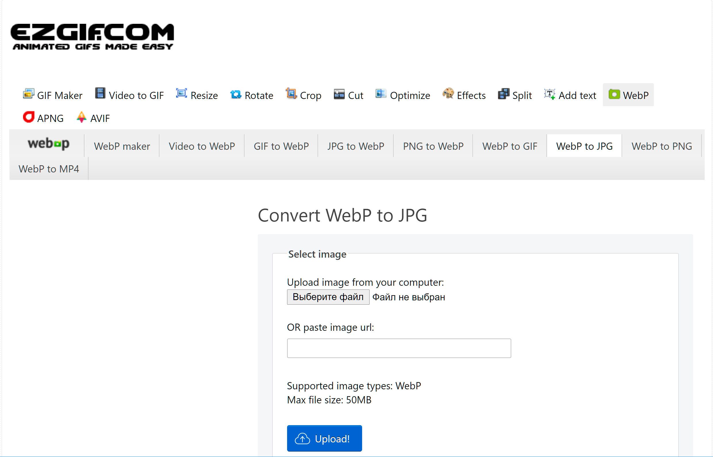 Jak przekonwertować WebP na JPG online..