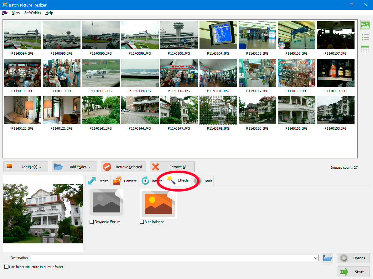 Ustaw dodatkowe efekty.
