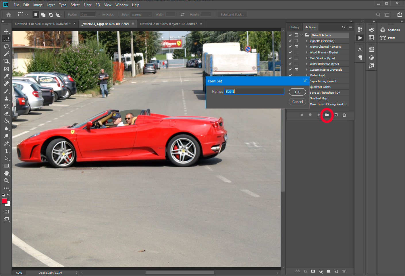 Photoshop - tworzenie zestawu.