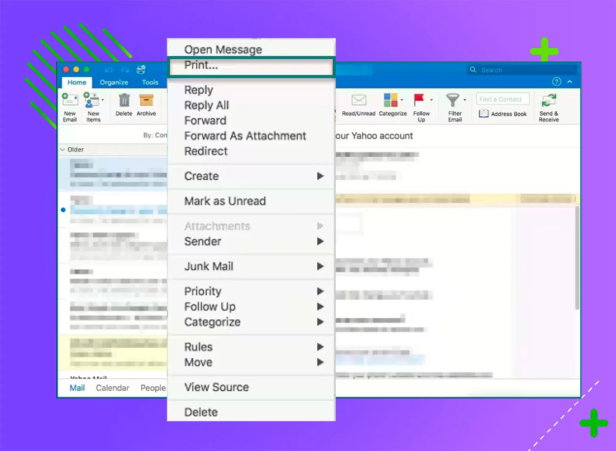 MSG to PDF Converter Software Zrzut ekranu.