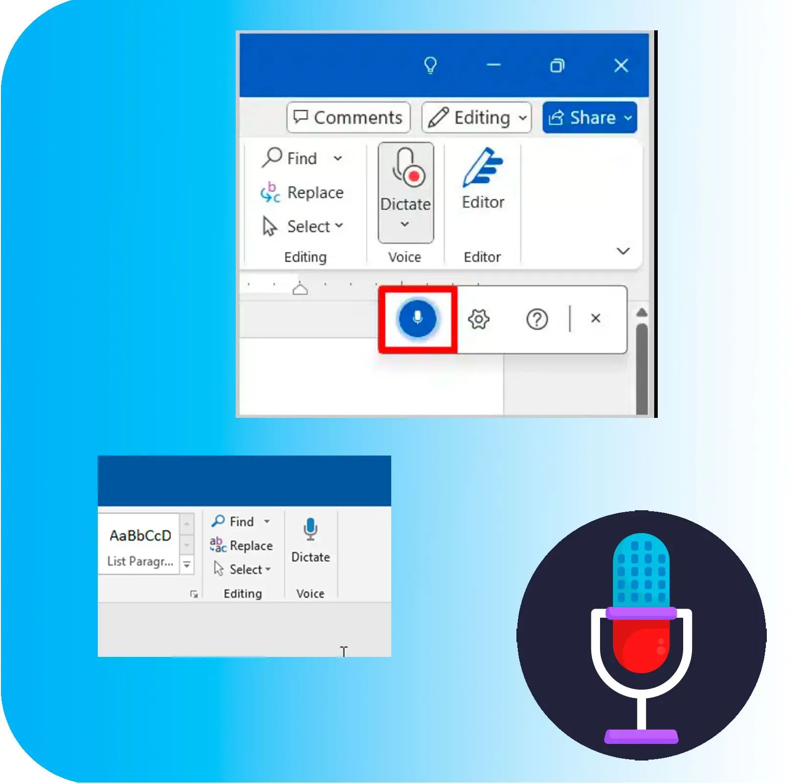 SayOnce - Voice Dictation Software Zrzut ekranu.
