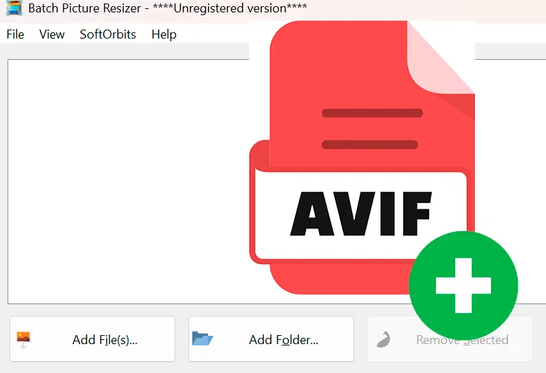 Dodaj swoje pliki AVIF.