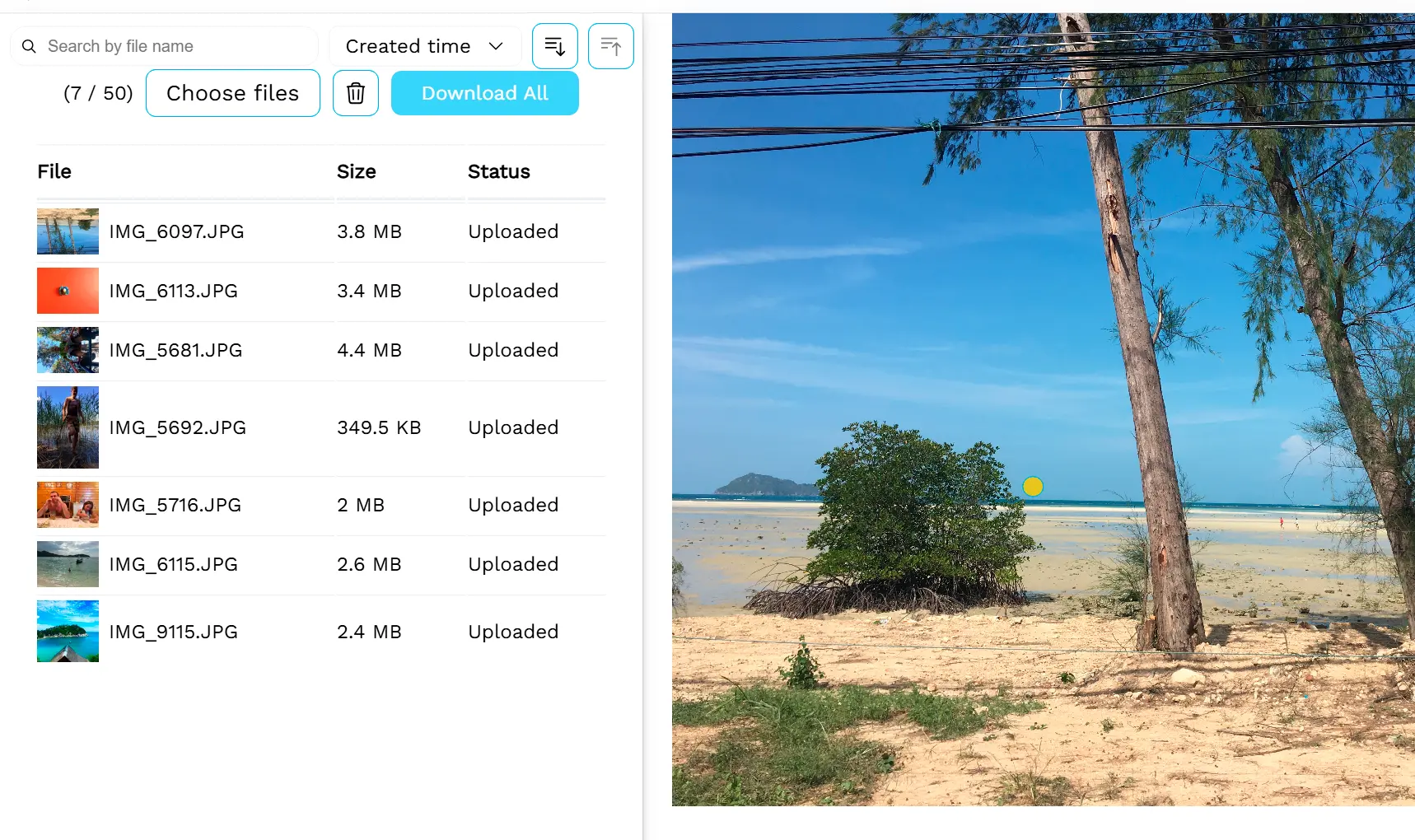(Opcjonalnie) Przetwórz więcej obrazów.