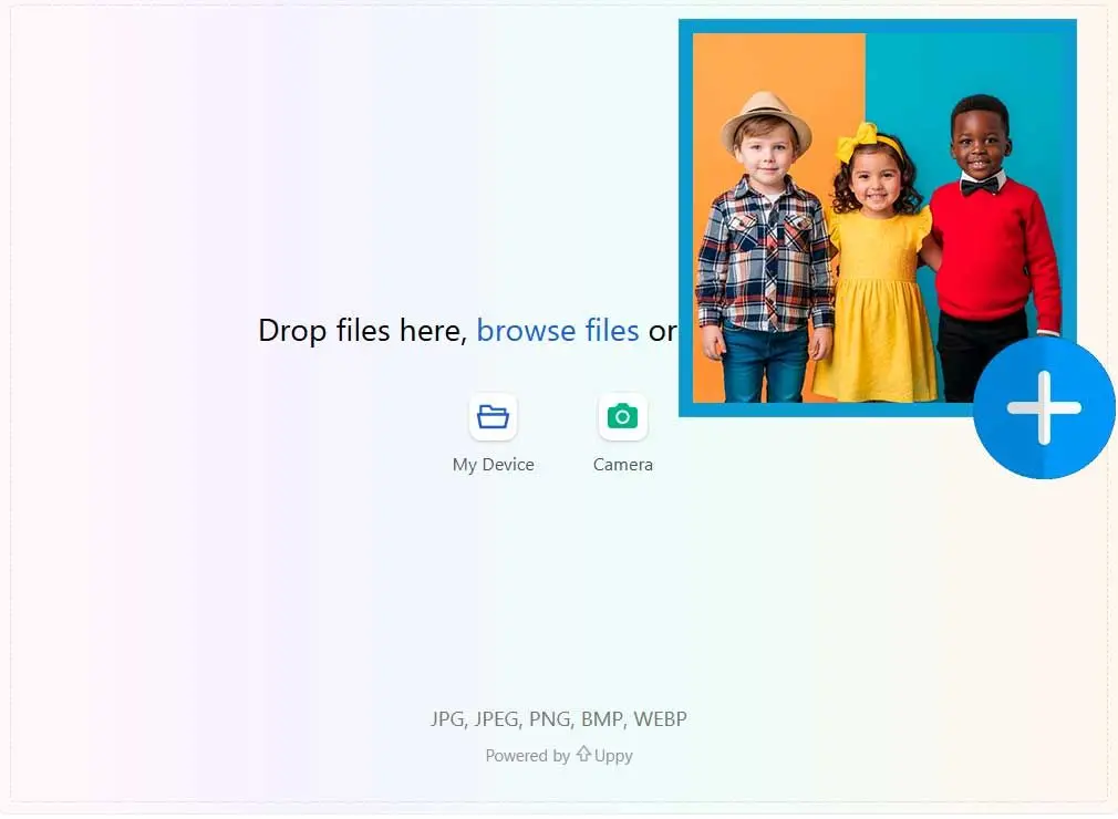 Prześlij obraz postaci.