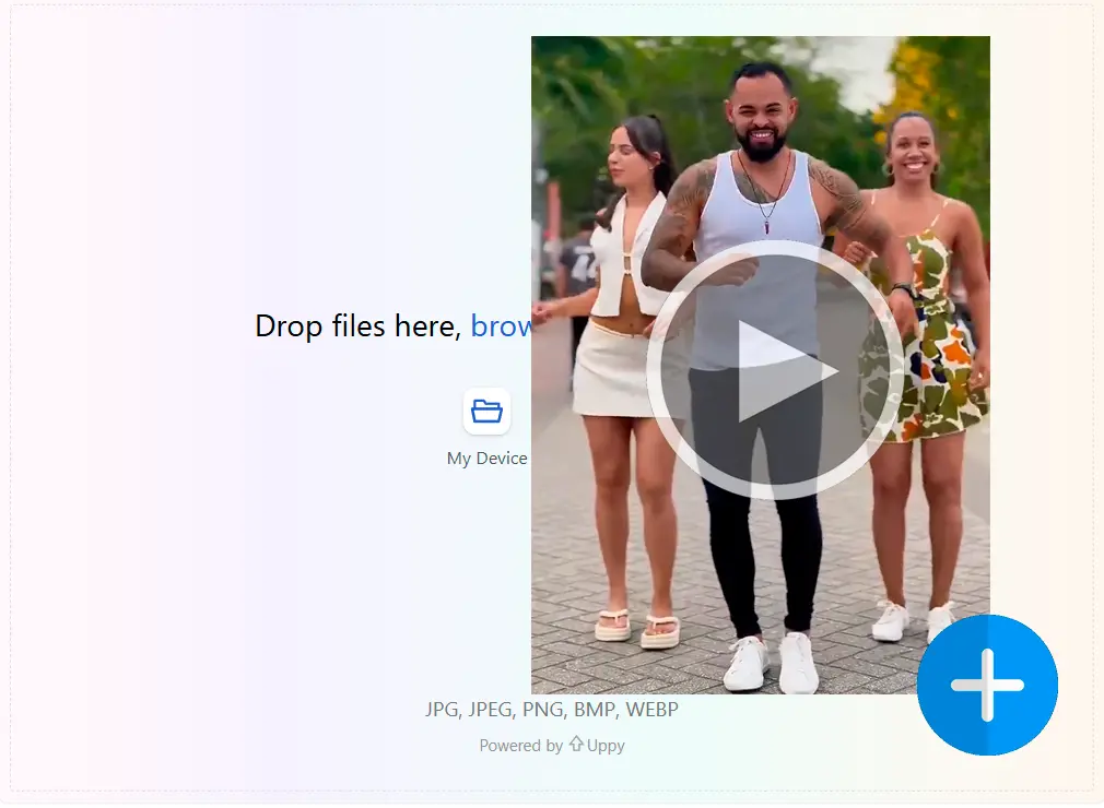 Prześlij wideo z ruchem.