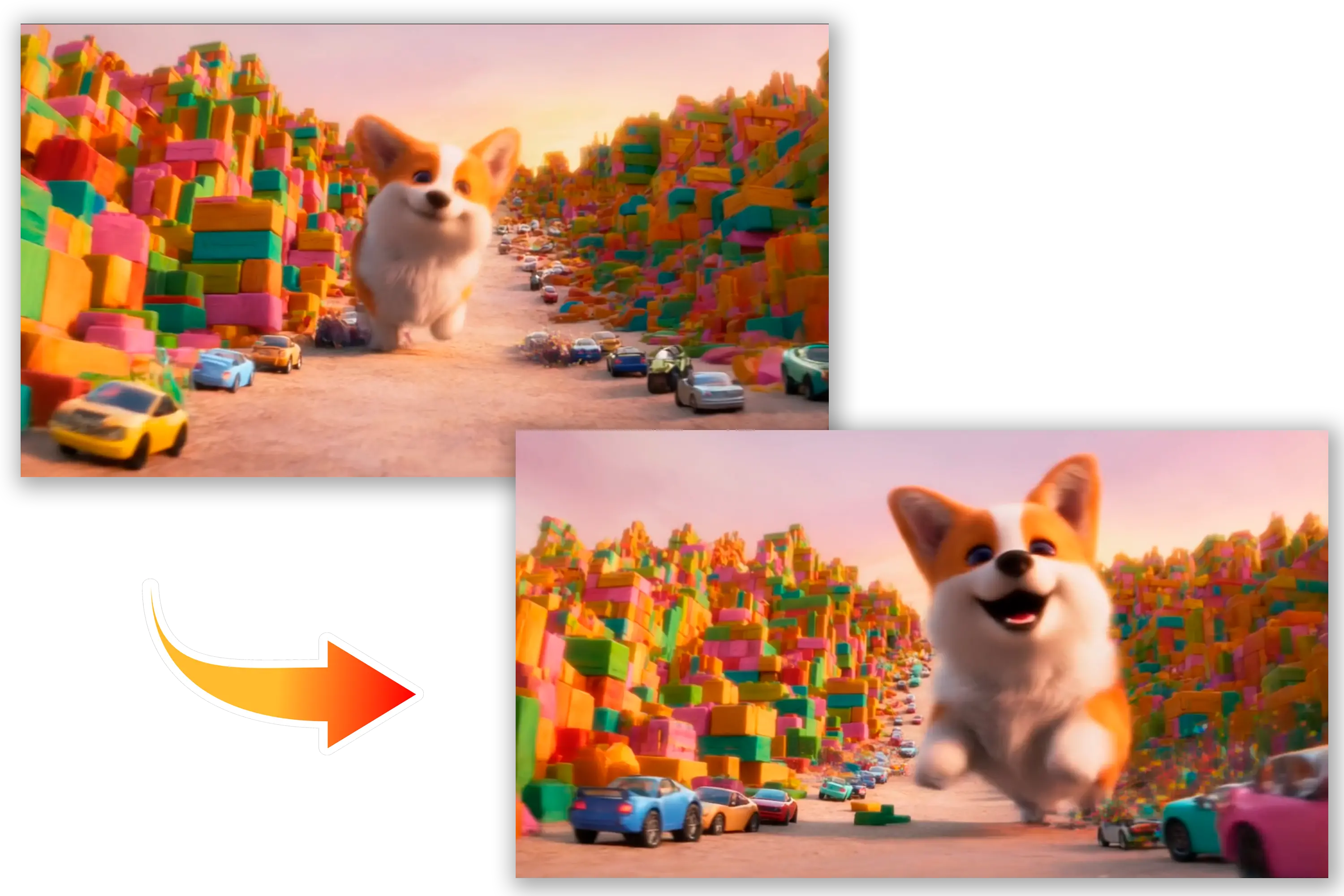 Generowanie dłuższych filmów: Opcja Ostatniej Klatki.