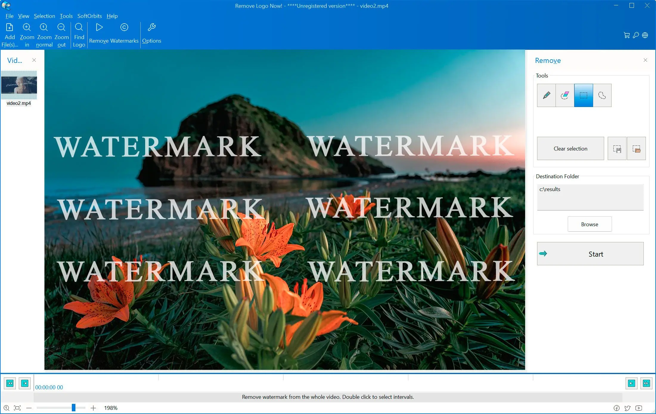 Remove Logo Now: Zrzut ekranu.