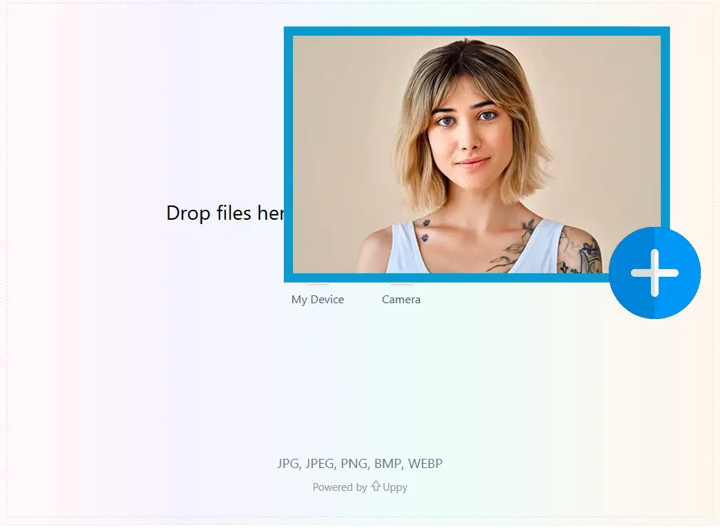 Załaduj Zdjęcie Twarzy.